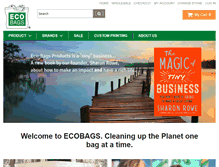 Tablet Screenshot of ecobags.com